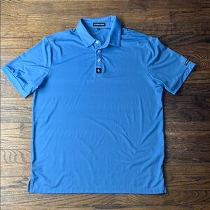 Byrd Gang Men's Vibey Blue Performance Polo